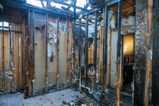 Professional Fire Damage Removal technician working in Hartford, SD